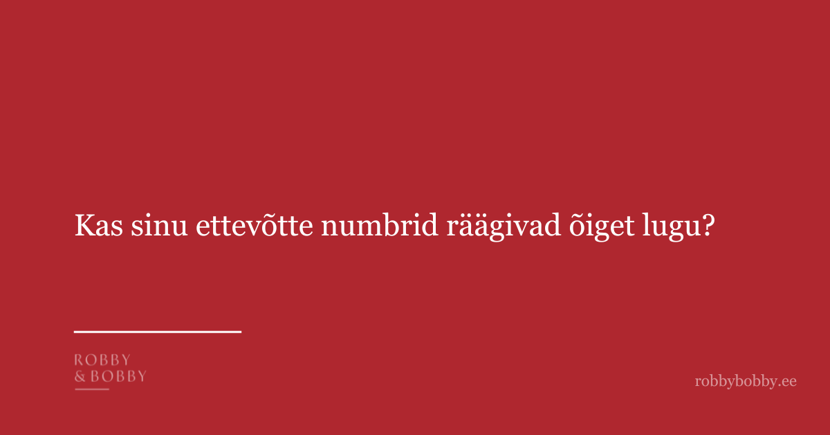 andmekvaliteet ettevõttes - kolm levinud viga aruandluses